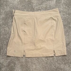 Under Armour- Tan Golf Skort, size 8